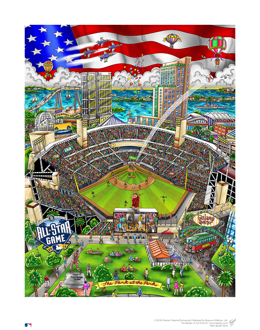 Charles Fazzino MLB 2016 All-Star Game: San Diego (DX)